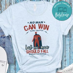 No man can win every battle Batman T Shirt