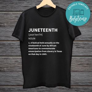 Juneteenth Definition Shirt Digital File Transparent PNG & SVG Instant Download