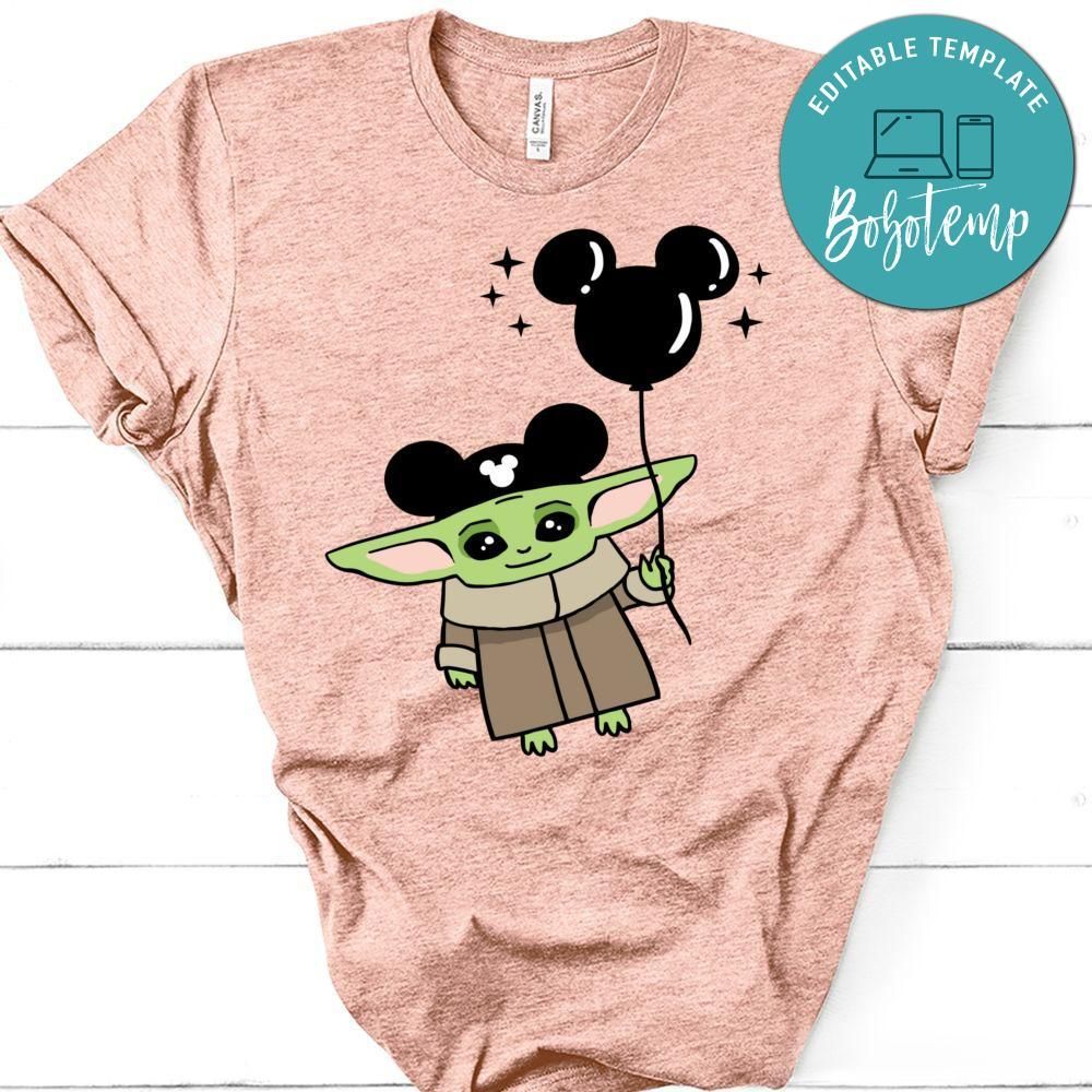Baby Yoda Disney Ears T-Shirt