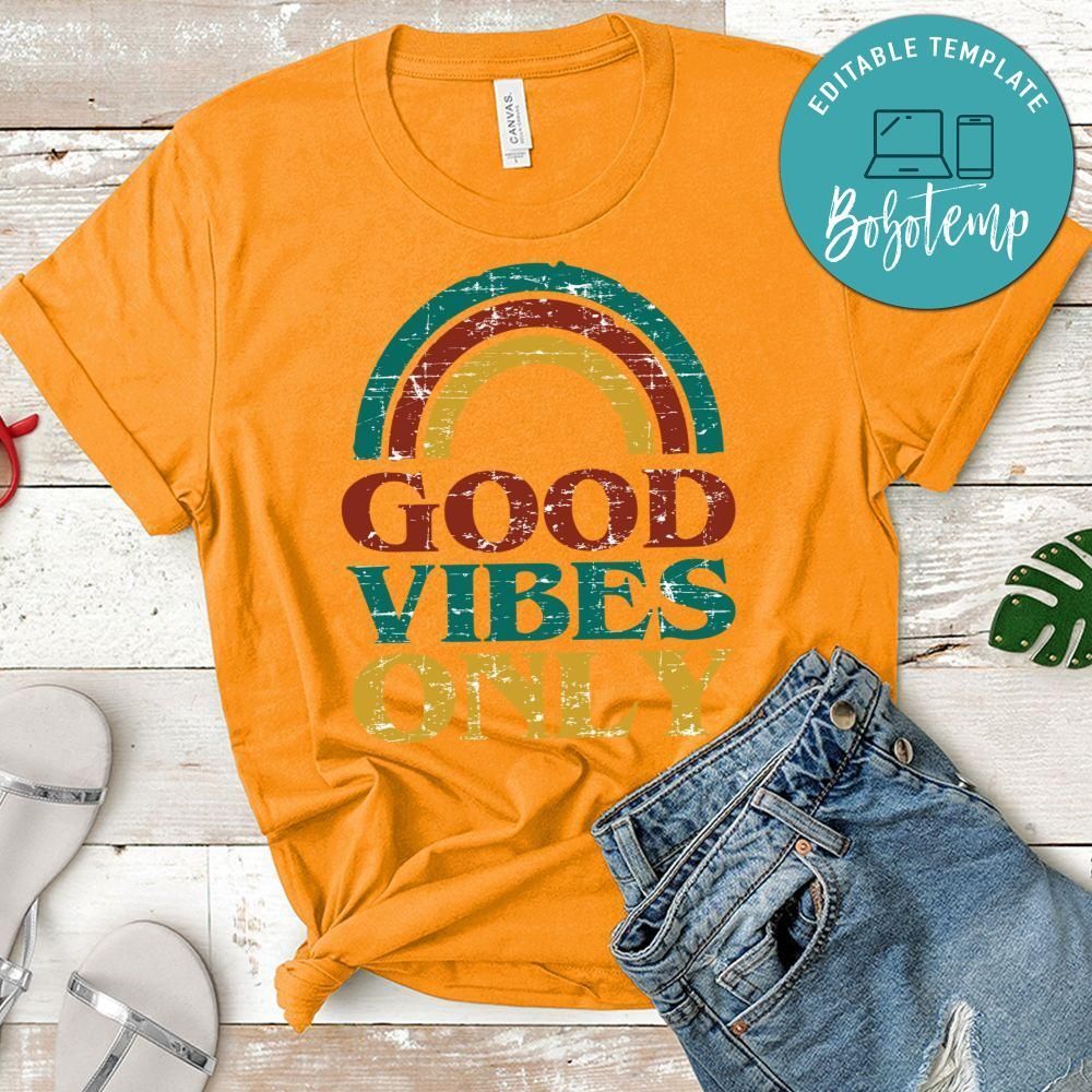 Good Vibes Shirt - Good Vibes Only Retro Vintage Shirt
