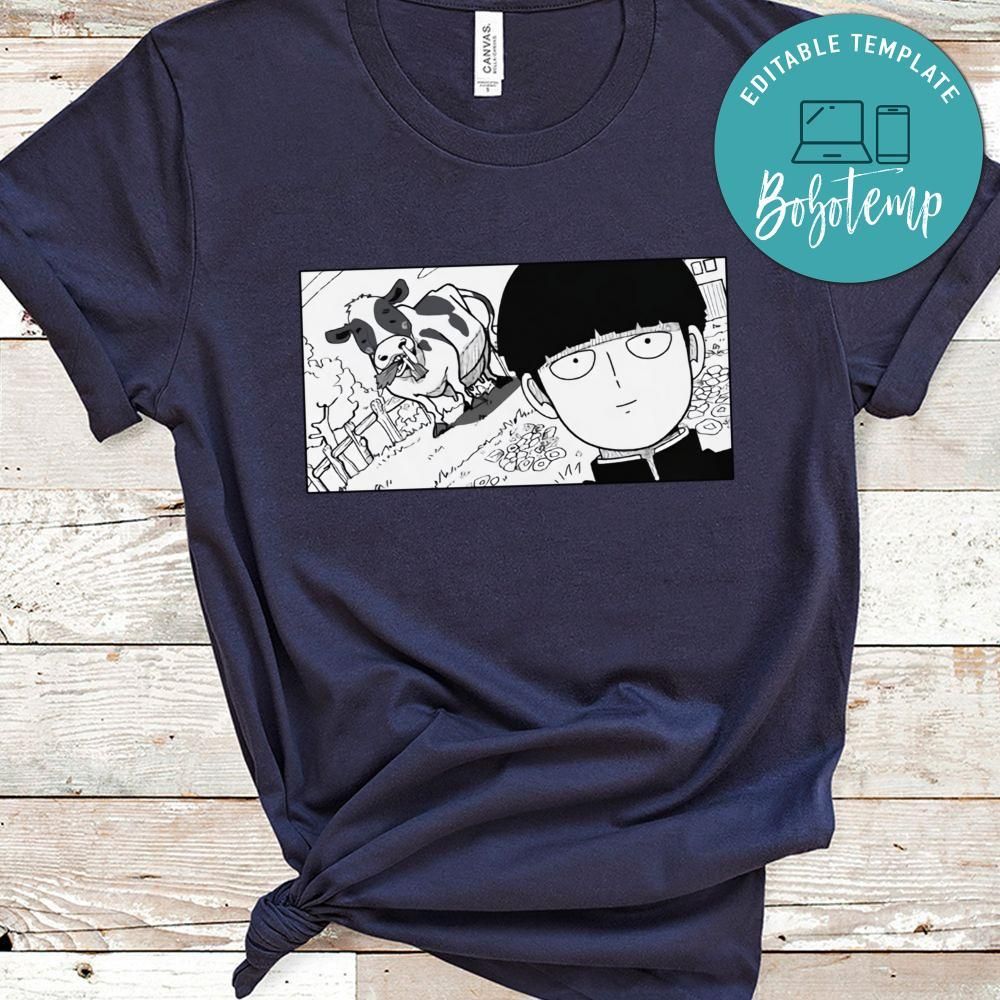 Mob Loves Milk Anime Inspired T-Shirt