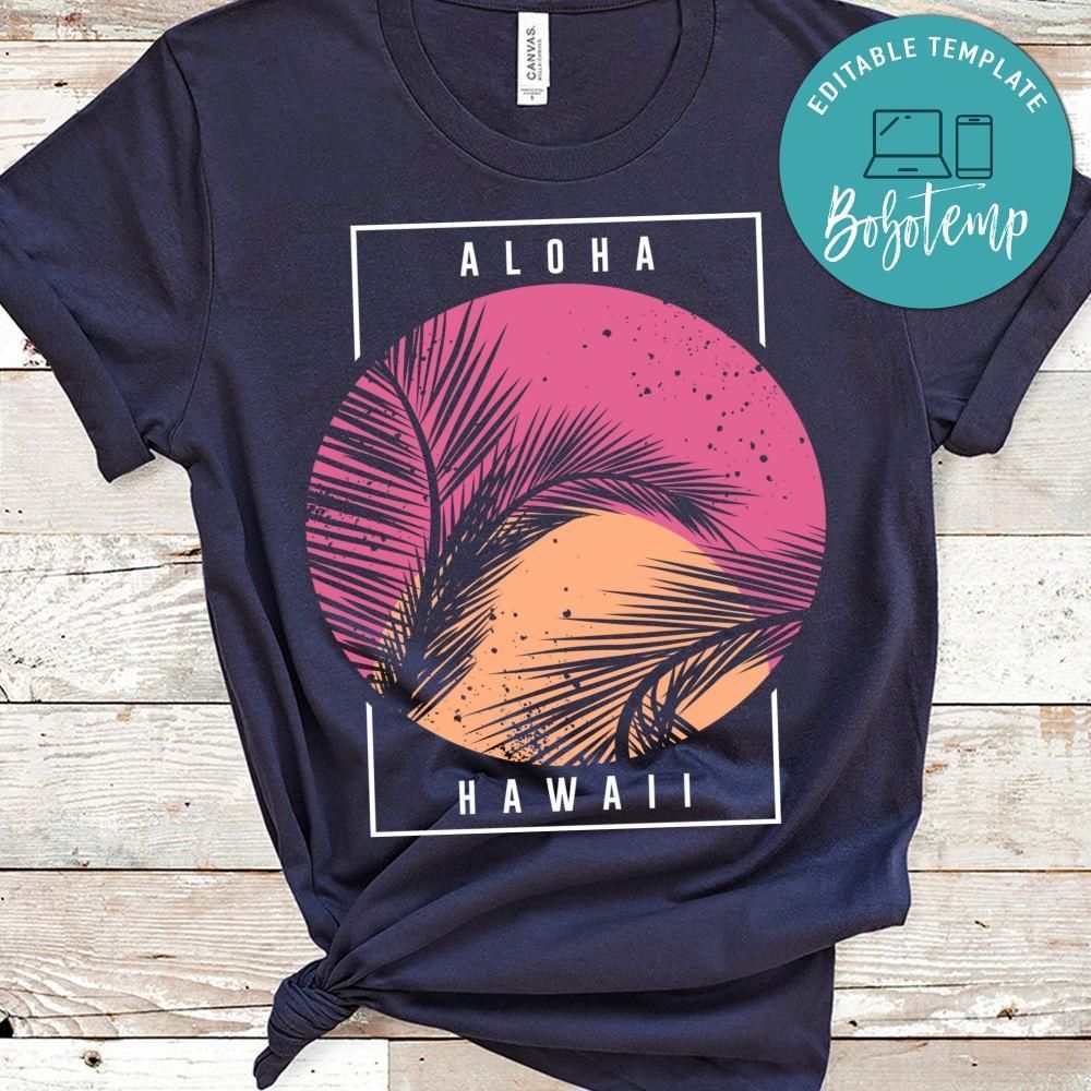 Aloha Hawaii Trendy Graphic Unisex T-Shirt
