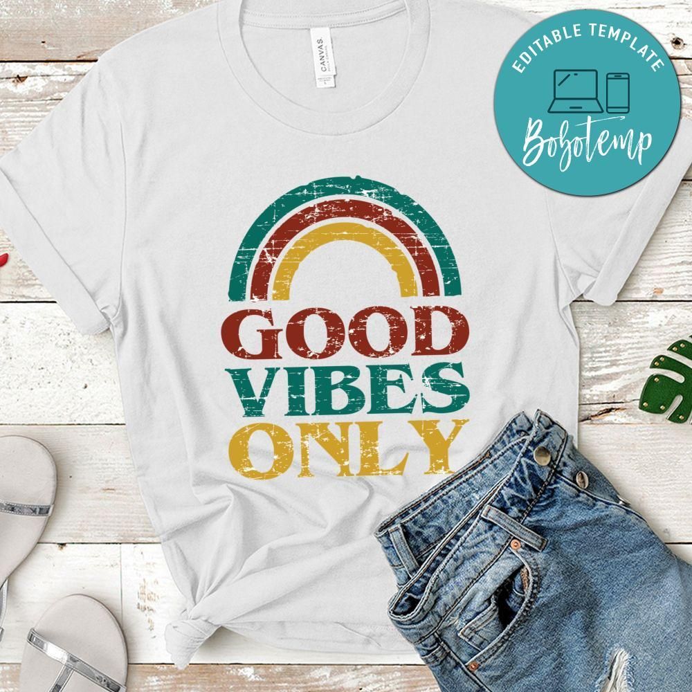 Good Vibes Shirt - Good Vibes Only Retro Vintage Shirt