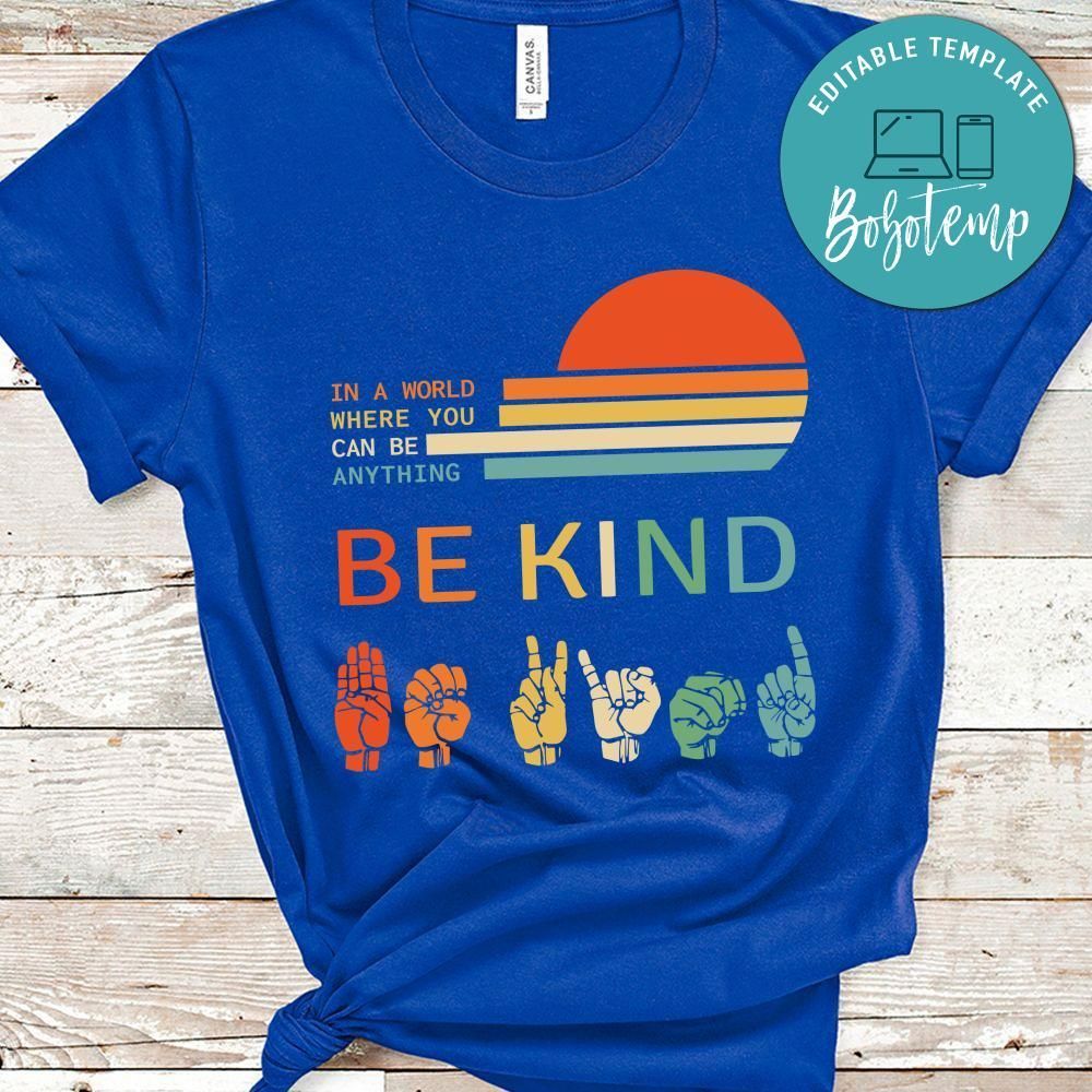 Be Kind Language Black Lives Matter T-Shirt