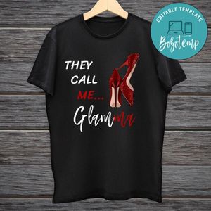 They Call Me GLAMMA Shirt SVG PNG File Instant Download