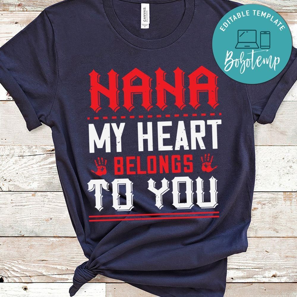 nana My Heart Shirt