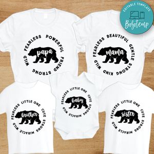 Bear Family Matching Shirt
