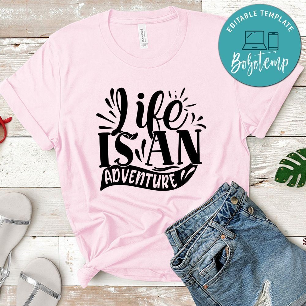 Life is an adventure Camping Shirt