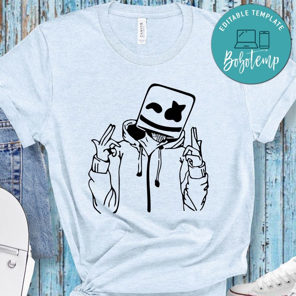 Marshmallow DJ Youth PNG file template Bobotemp