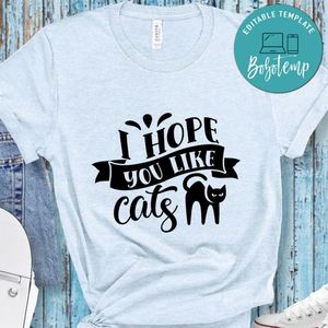 I hope you like cats Doormat Shirt