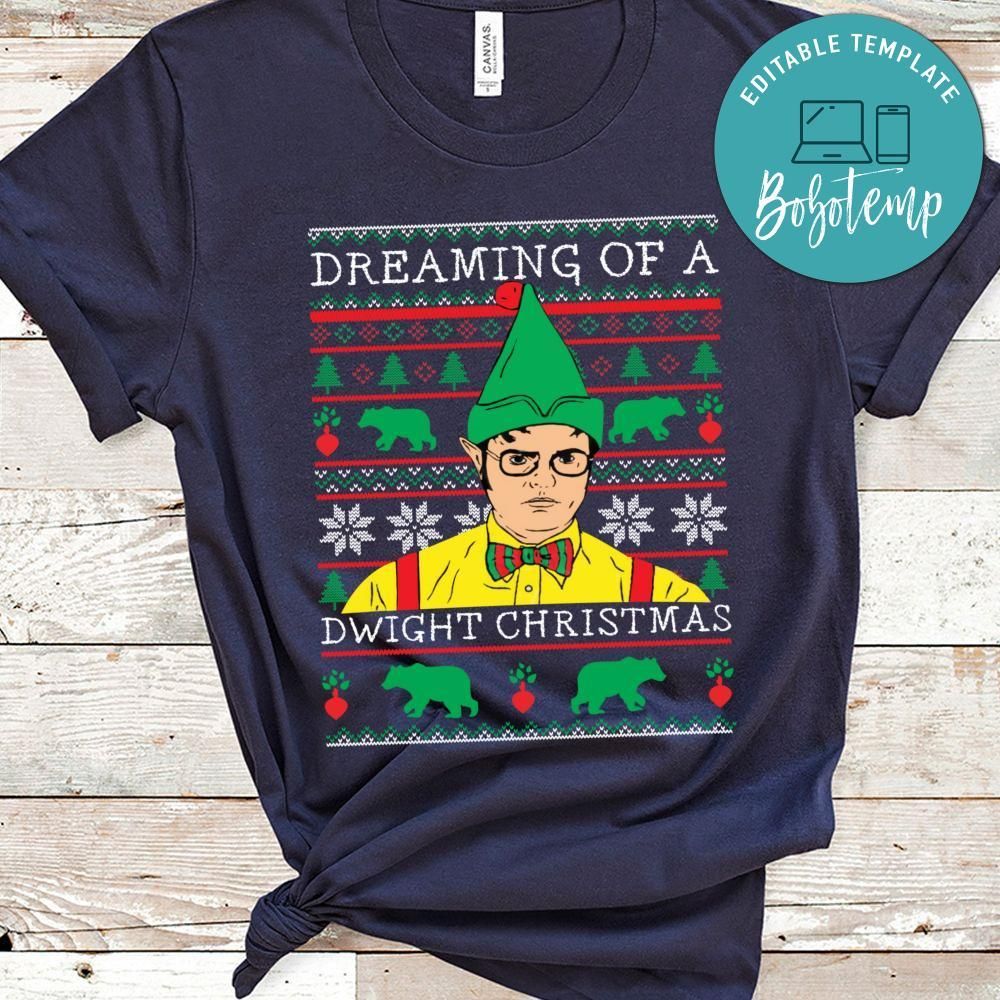 Dwight Schrute Christmas T Shirt - The Office Gift Shirt