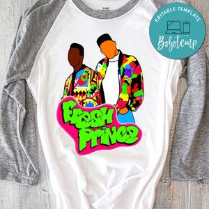 90s Fresh Prince Shirt PNG File Templates