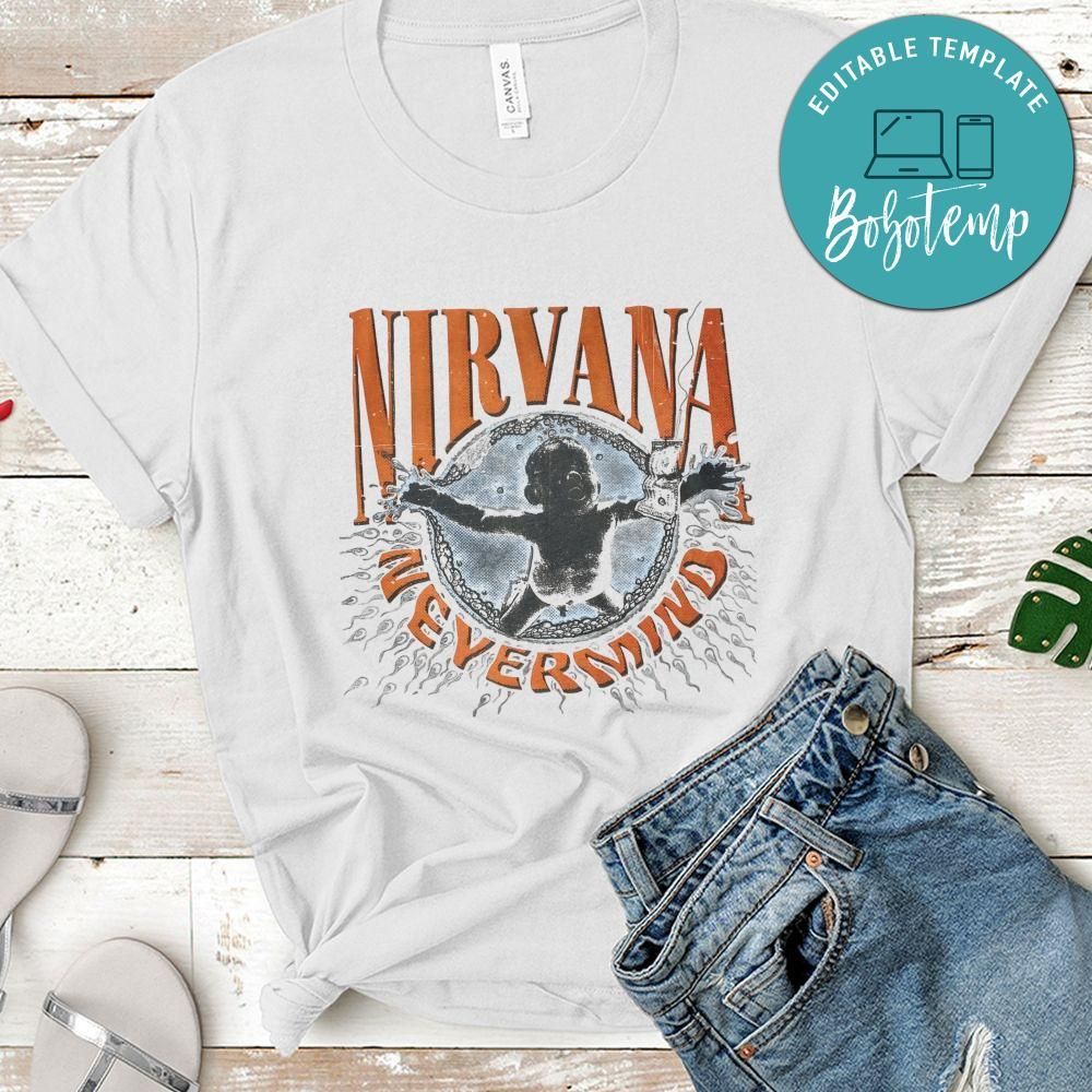 Nirvana Nevermind Graphic T-Shirt