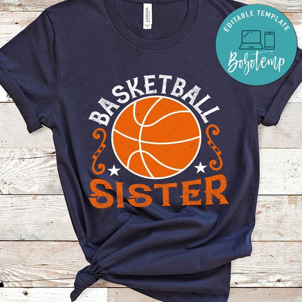 Basketball sister Gift Shirt