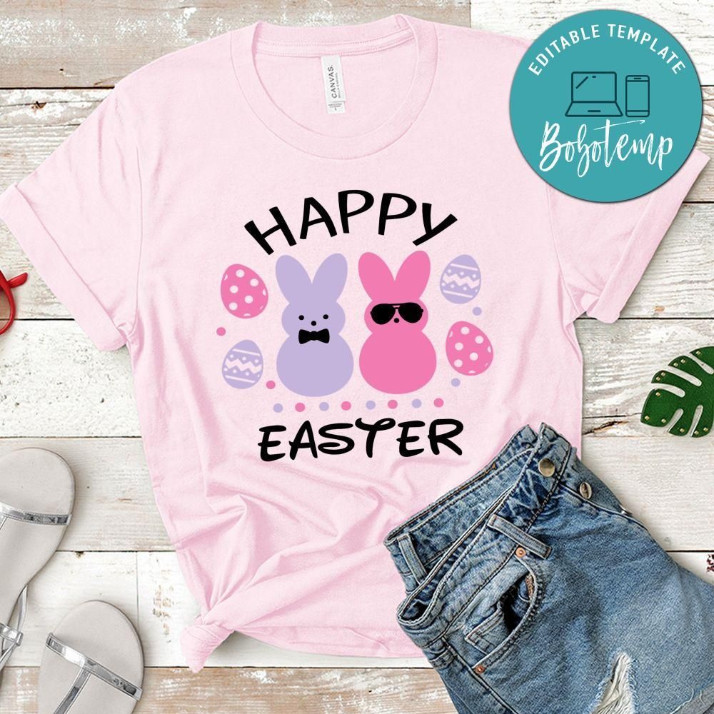 Cute Peeps Happy Easter Shirt