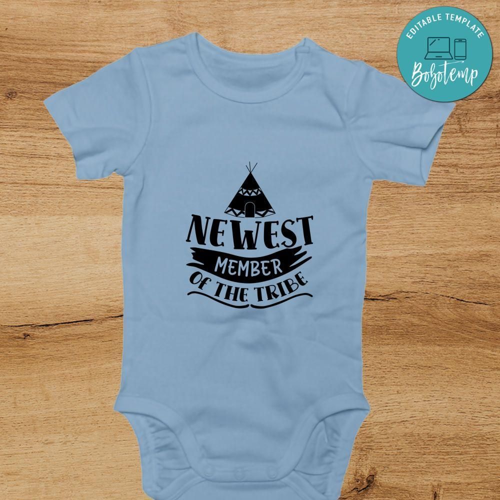 Newest member of the tribe Cute Baby Shirt