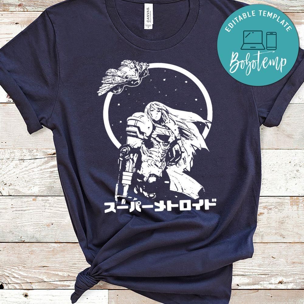 Samus Metroid Fusion Inspired T-Shirt