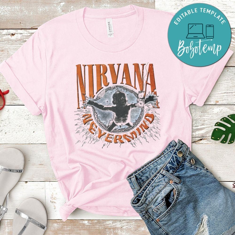 Nirvana Nevermind Graphic T-Shirt