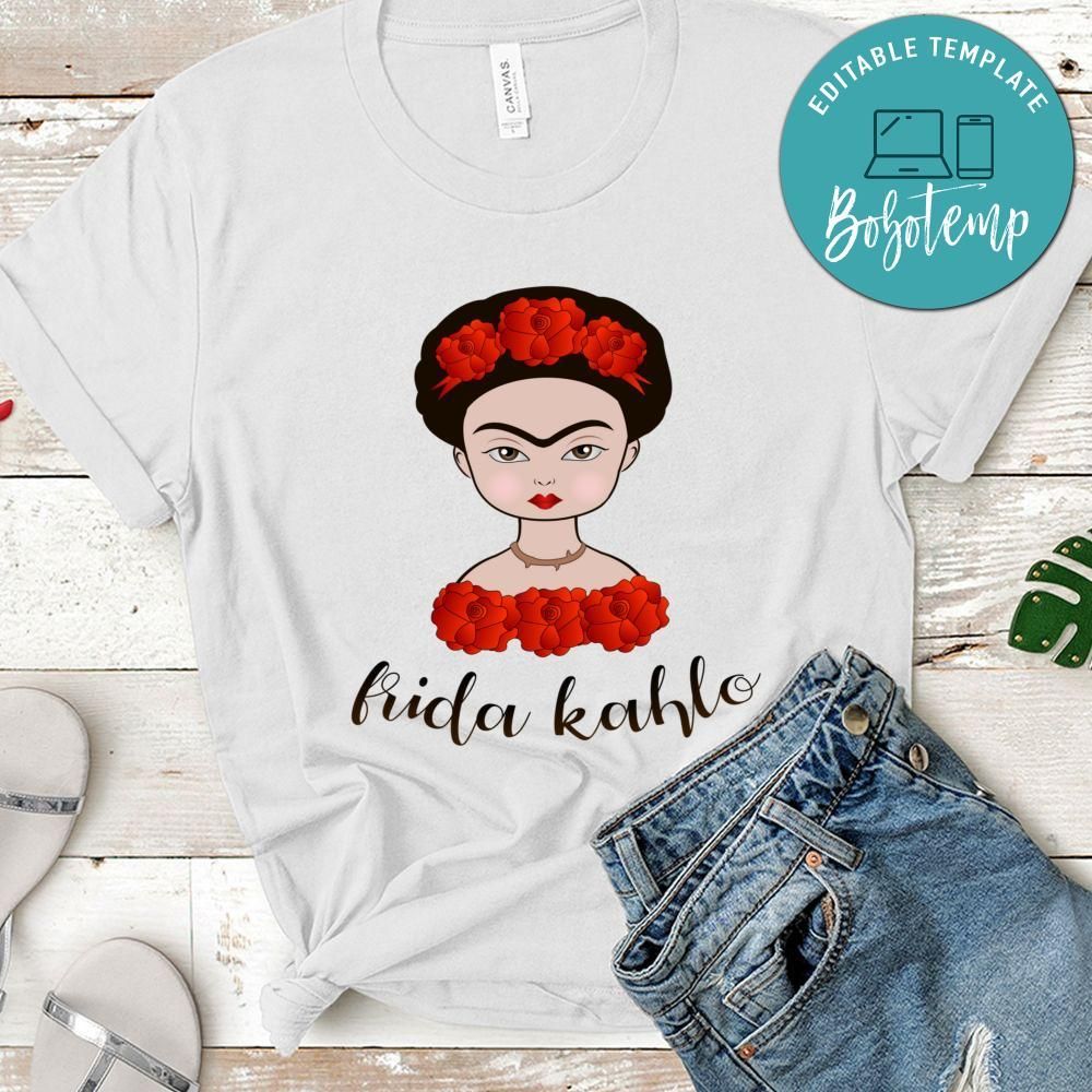 Frida Kahlo T-Shirt - Latina Power Shirt - Frida Kahlo Tee