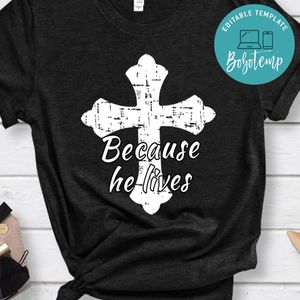 Because he lives cross PNG file template