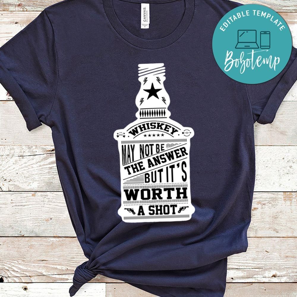 Whiskey Bourbon Whisky Scotch Blended Vintage T Shirt