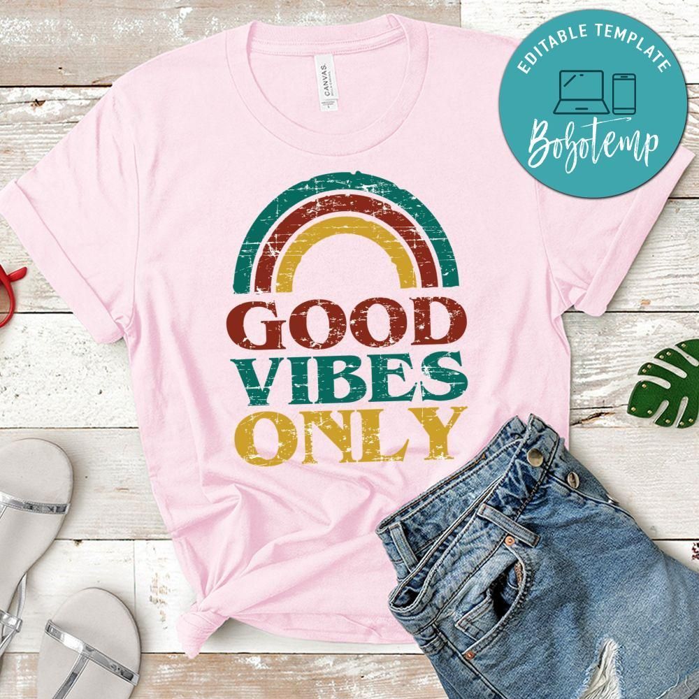 Good Vibes Shirt - Good Vibes Only Retro Vintage Shirt