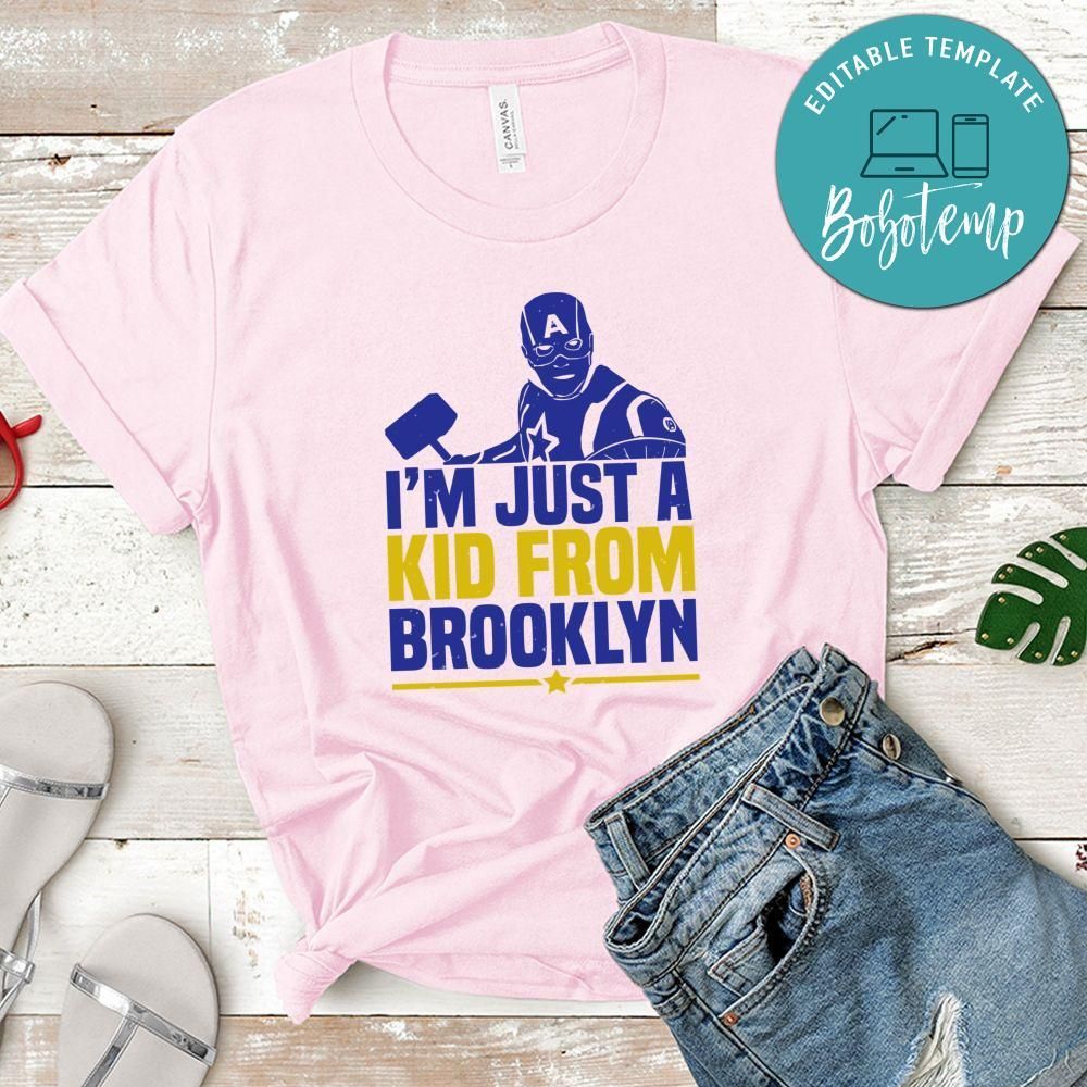 I’m just a kid from Brooklyn Avenger T Shirt