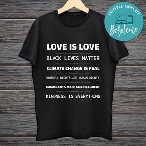 Love is Love Black Lives Matter Shirt Digital File Transparent PNG & SVG Instant Download