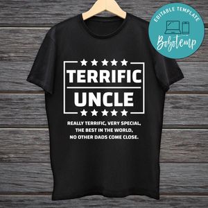Terrific Uncle Digital File Transparent PNG & SVG Instant Download