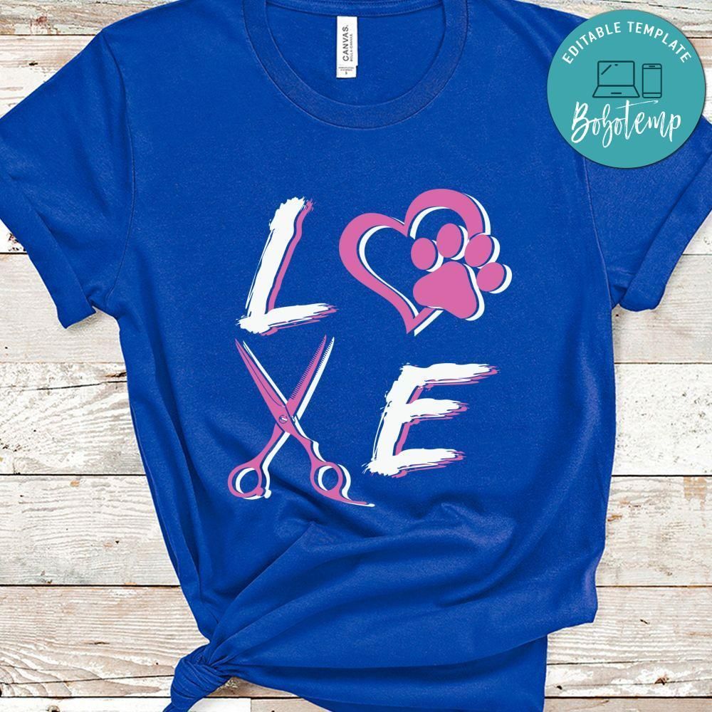 DOG Pet Grooming for Cute Groomer Shirt