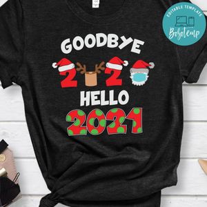 Happy New Year 2021 Reindeer Shirt