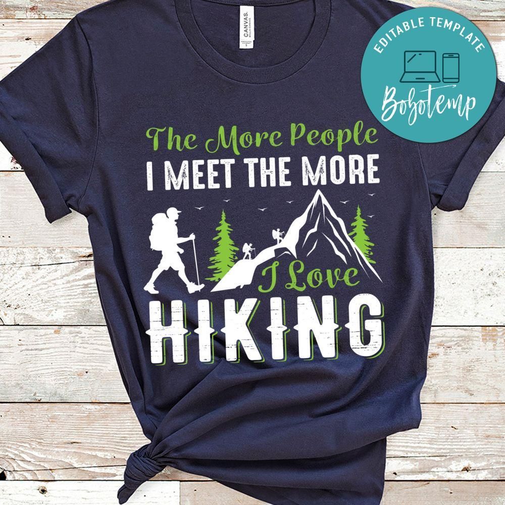 I Love Hiking Shirt