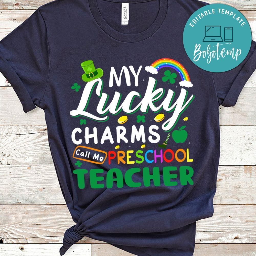 My Lucky Charms Preschool Teacher Shirt