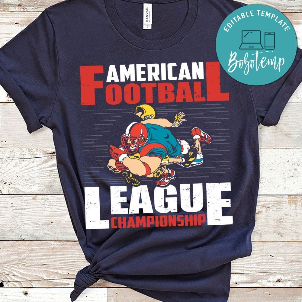 American Football League Championship Shirt
