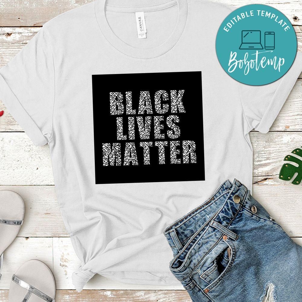 Black Lives Matter Elephant Skin Shirt