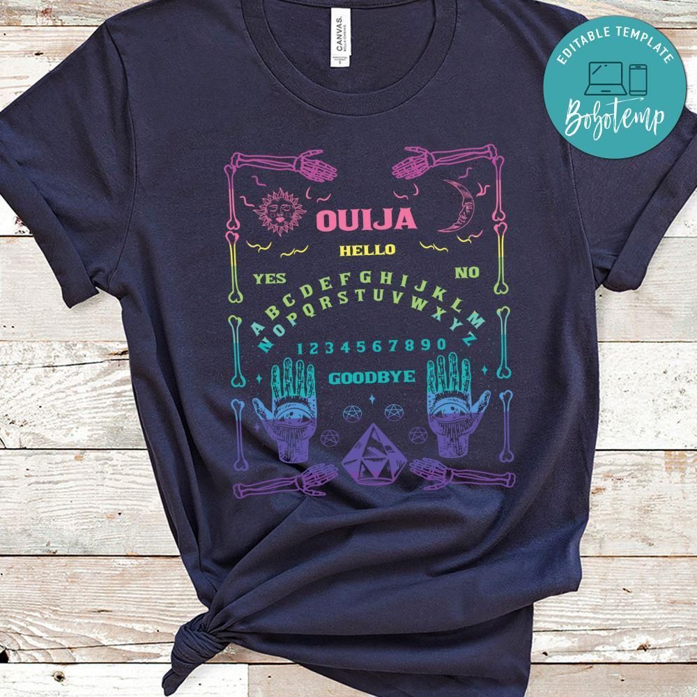 Ouija Board Goth Witchcraft Witch Wicca Shirt