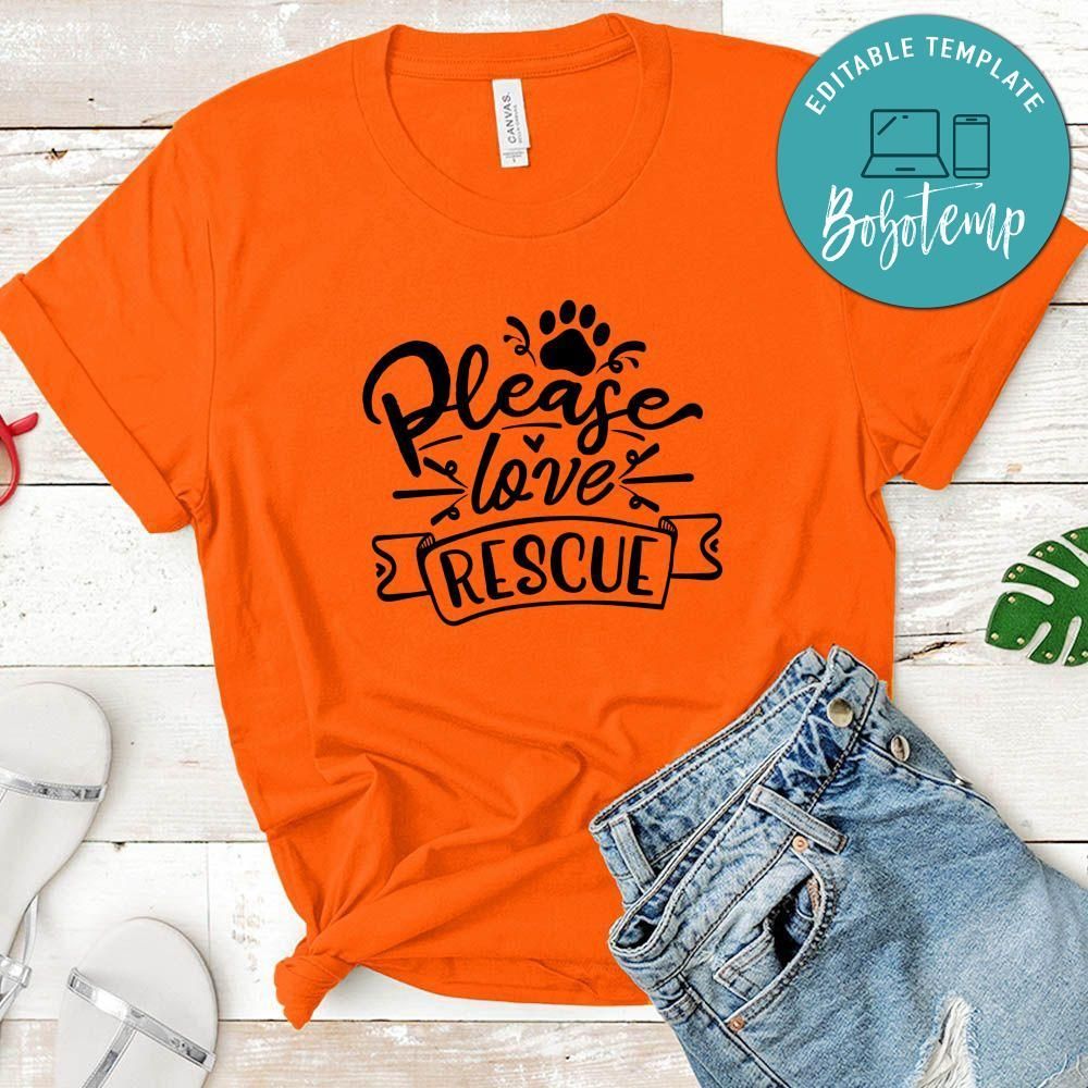 Please Love Rescue T-Shirt