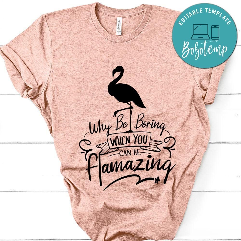 Why Be Boring When You Can Be Flamazing T-Shirt