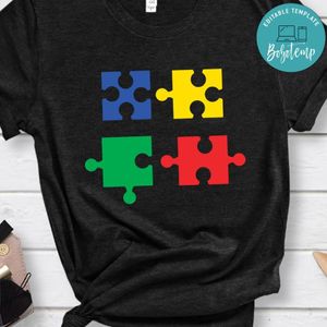 Autism Puzzle Colorful Shirt