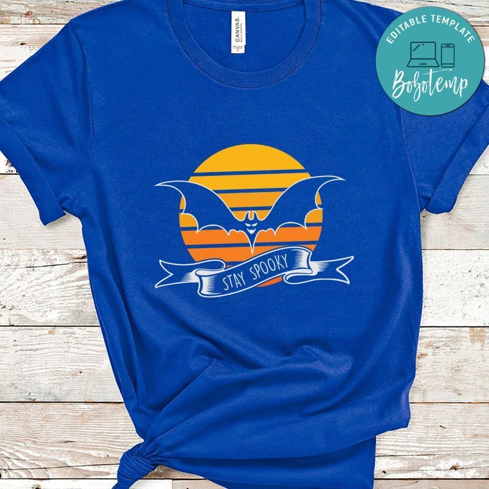 Stay Spooky Halloween Bat Vintage Shirt