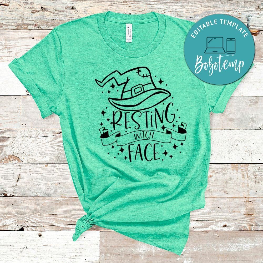 Resting Witch Face Halloween Classic T-Shirt