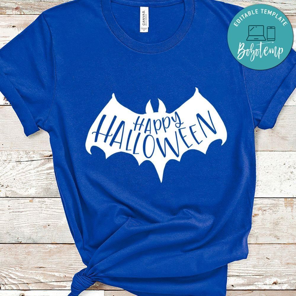 Happy Halloween Bat Halloween Shirt