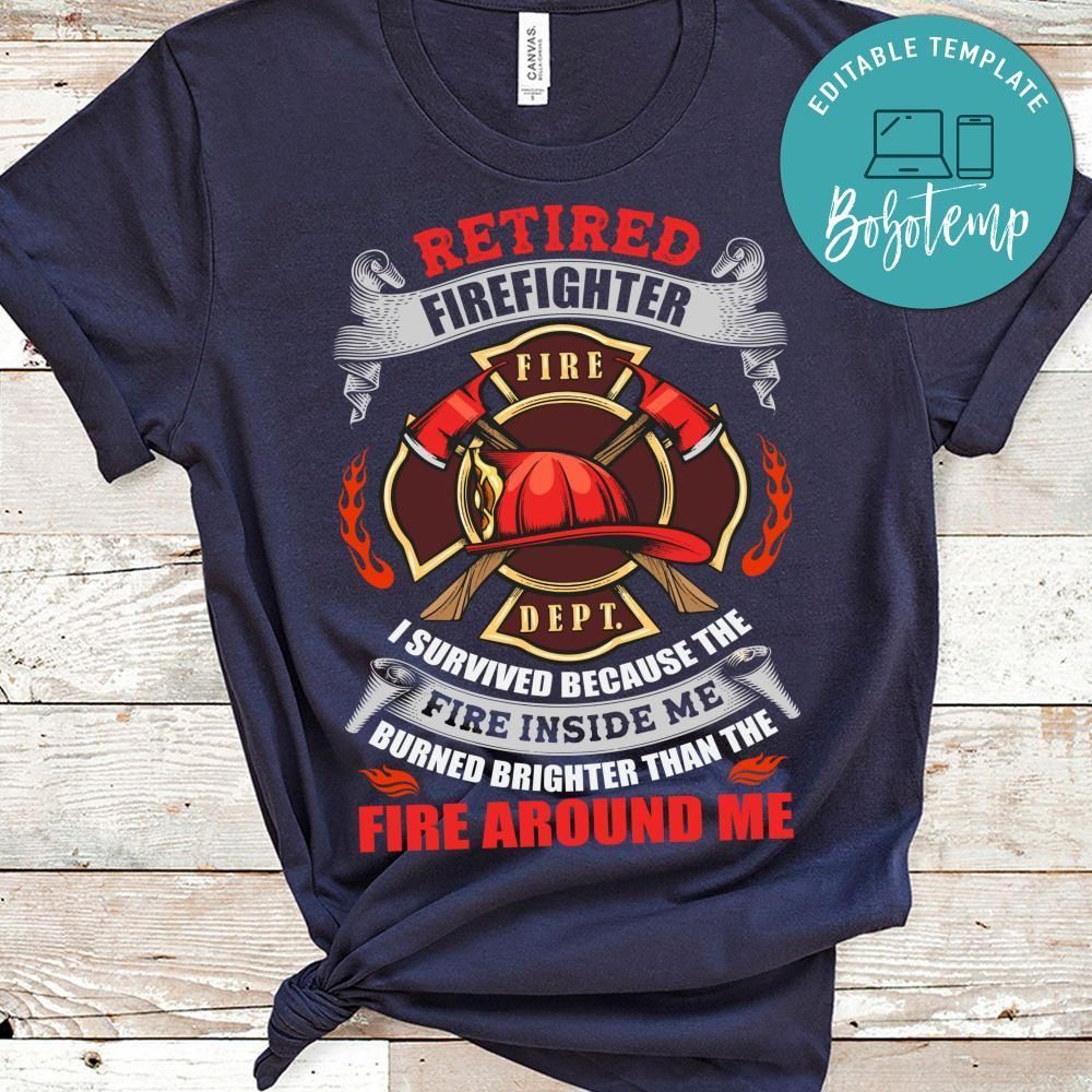 Retired Firefighter Shirts