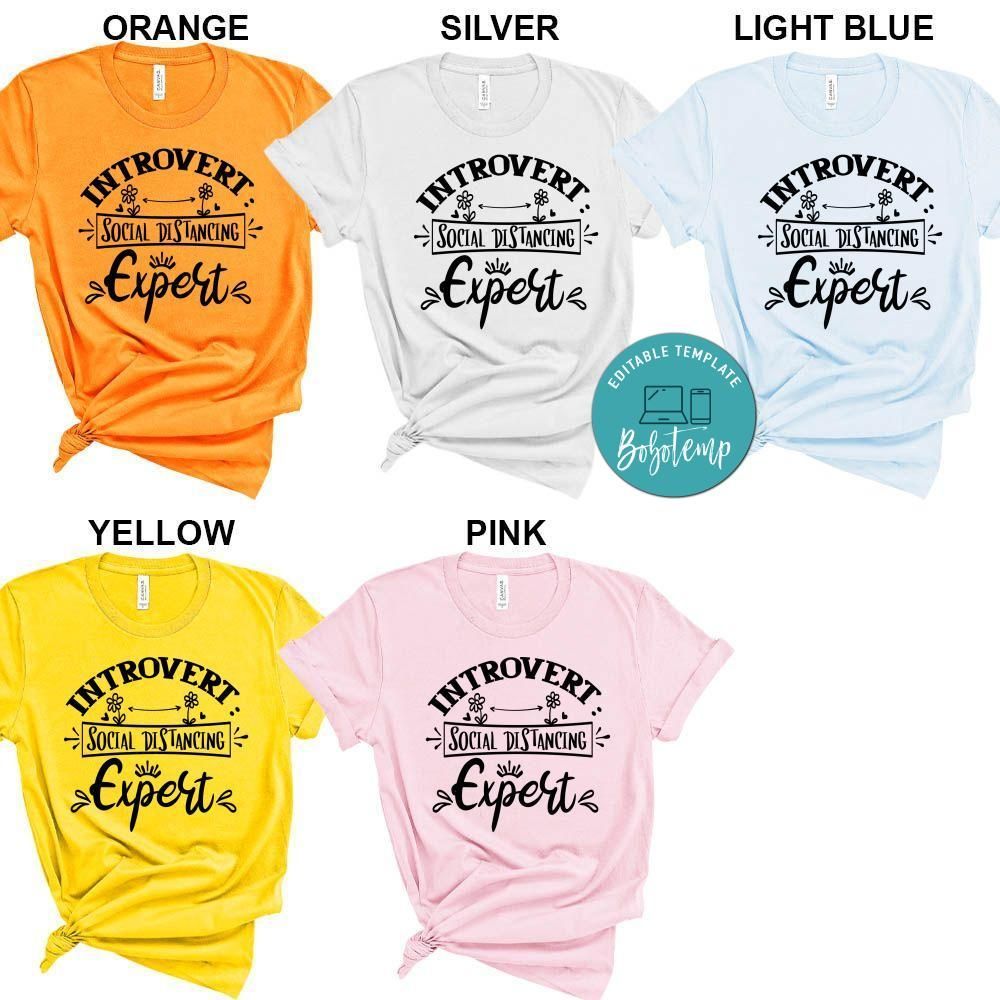 Introvert Social Distancing Expert Shirt