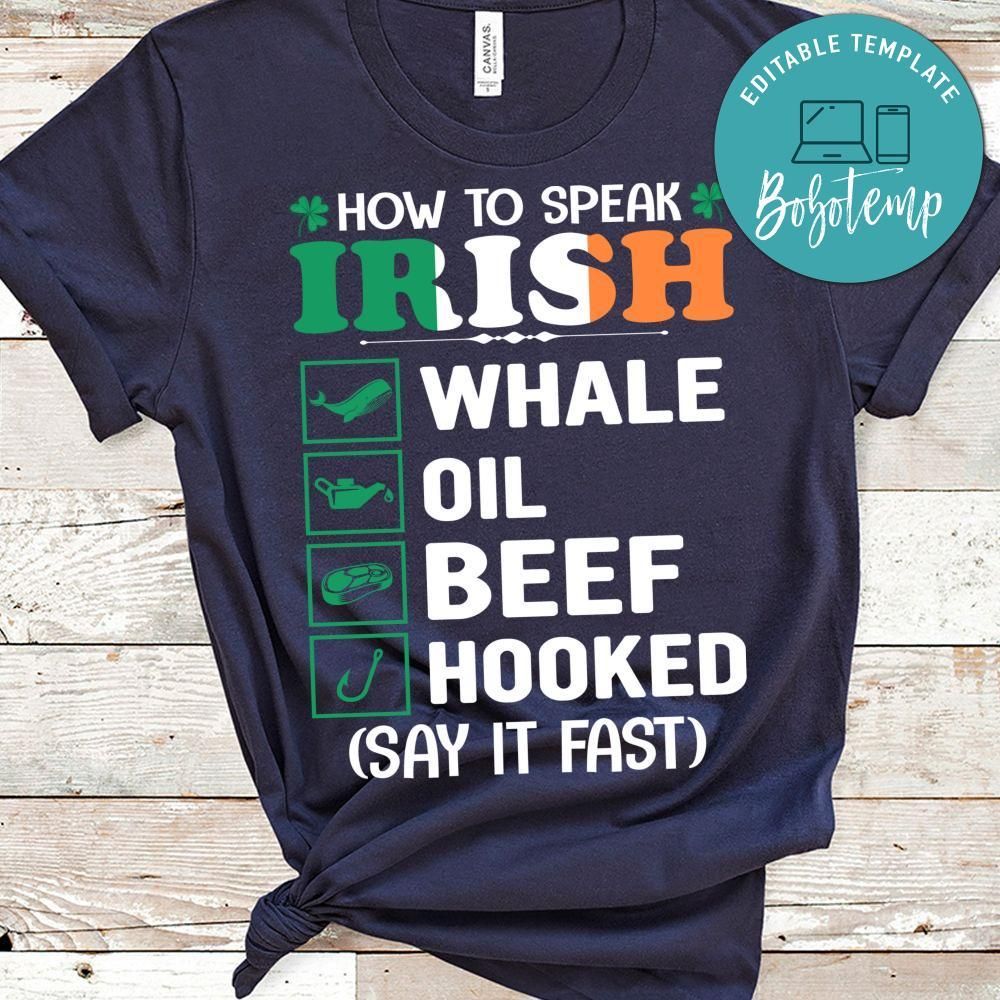 How To Speak Irish Shirt