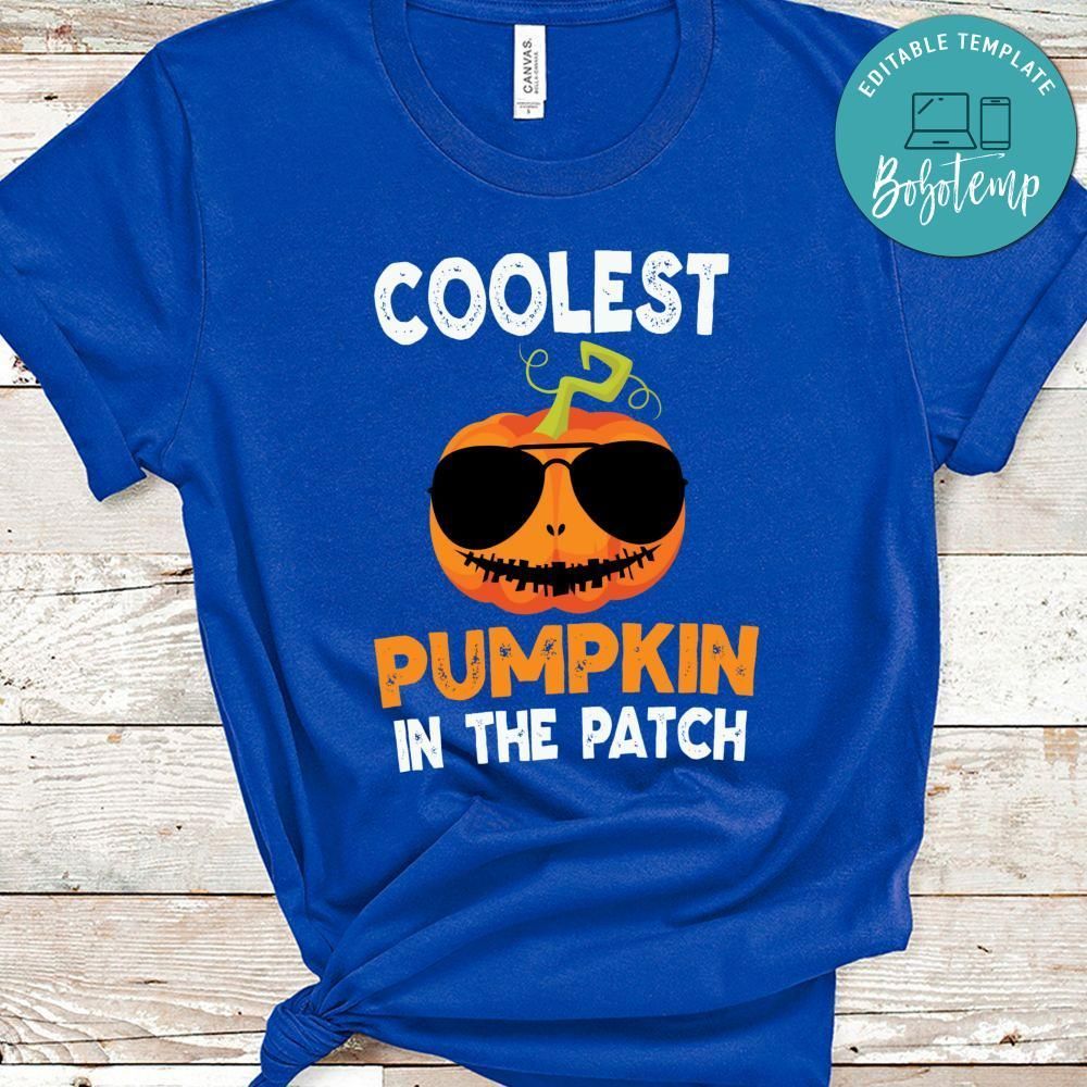 Coolest Pumpkin in the Patch Halloween T-Shirt