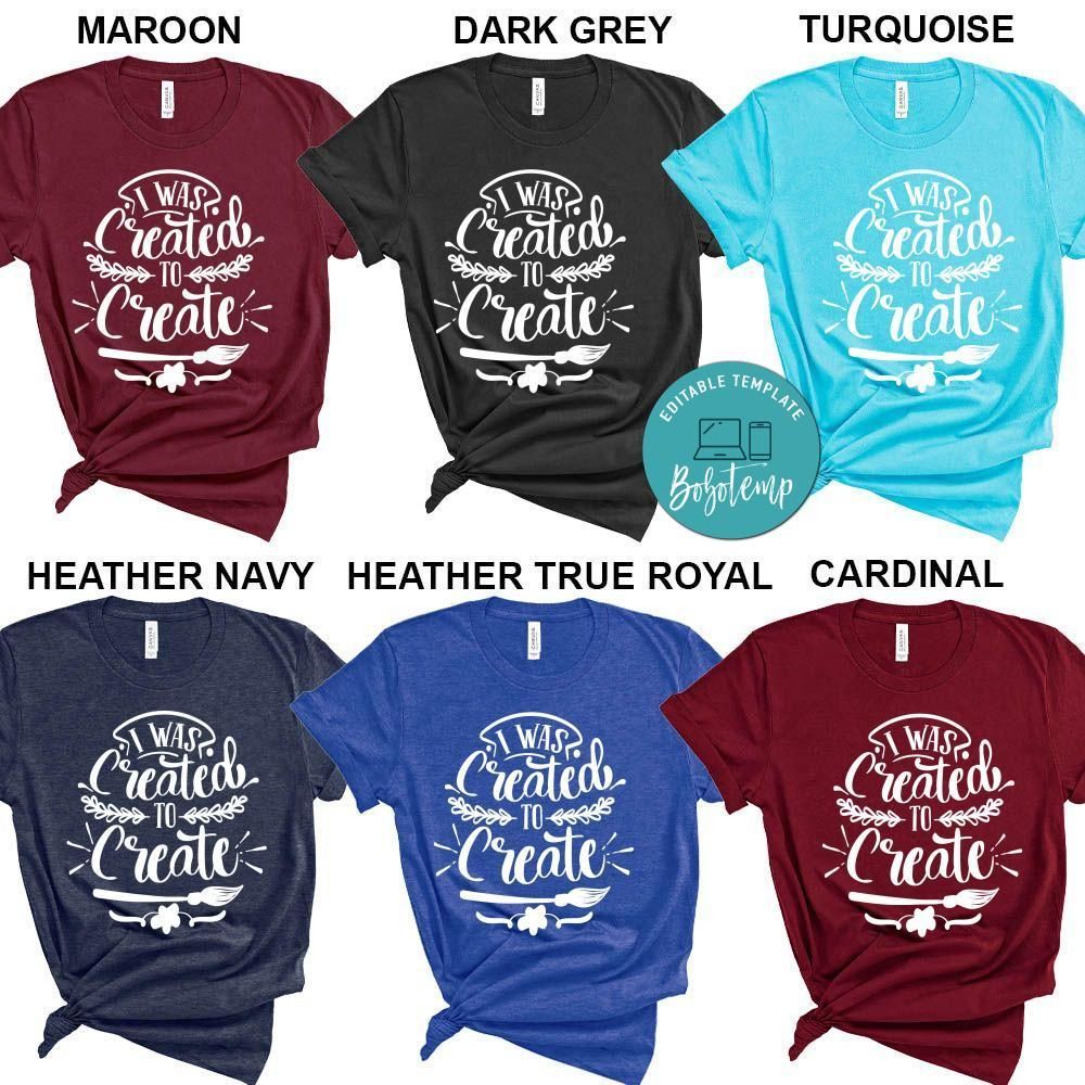 I Was Created To Create Shirt