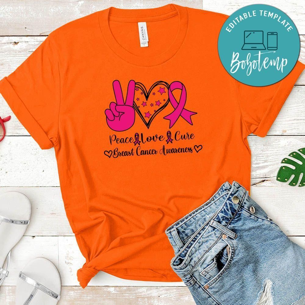 Peace Love Cure T-Shirt