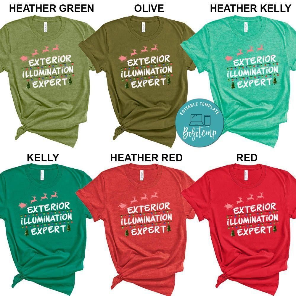 Exterior Illumination Expert Christmas Shirt