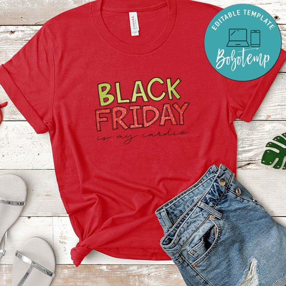 Black Friday Cardio Christmas Shirt